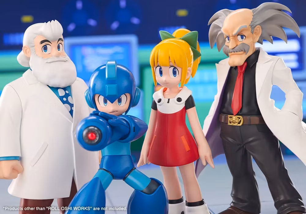 Mega Man 11 Oshi Works Roll Figure