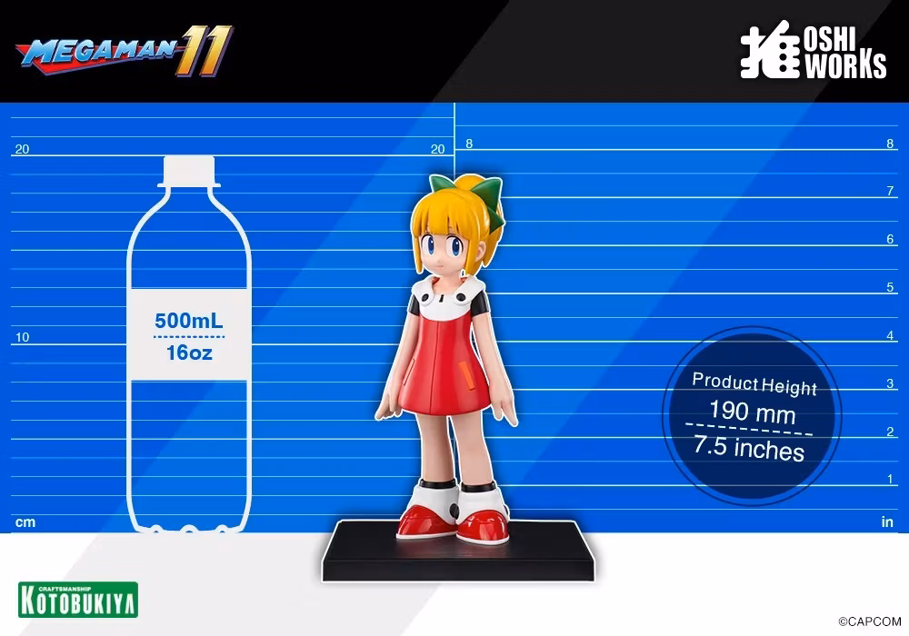 Mega Man 11 Oshi Works Roll Figure