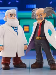 Mega Man 11 Oshi Works Dr. Wily & Dr. Light Figure Set