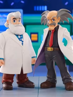 Mega Man 11 Oshi Works Dr. Wily & Dr. Light Figure Set