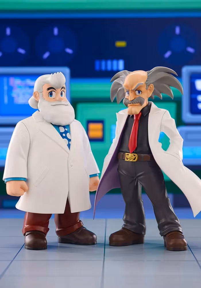 Mega Man 11 Oshi Works Dr. Wily & Dr. Light Figure Set