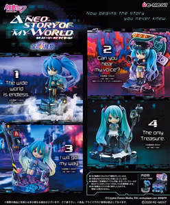 Hatsune Miku Neo Story of My World Set of 4 Figure