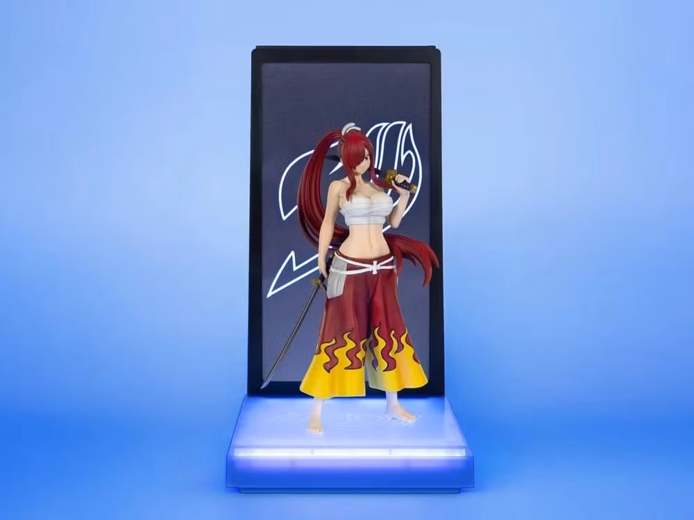 Fairy Tail NEON Erza Scarlet Lighted Display Figure