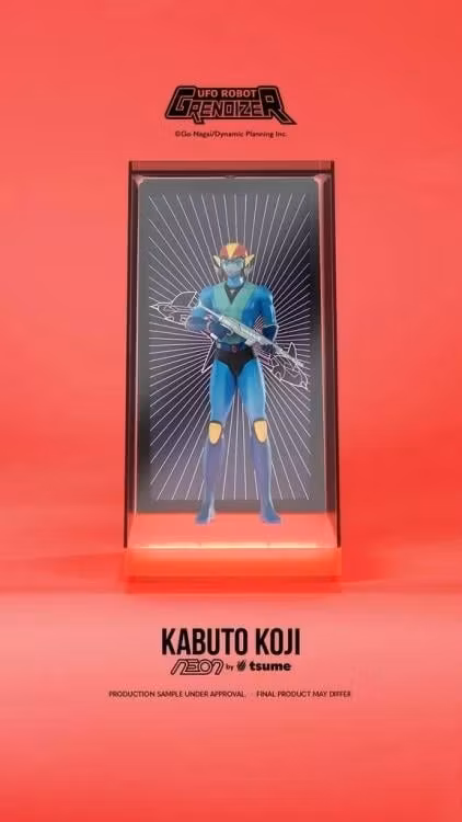 UFO Robot Grendizer NEON Koji Kabuto Lighted Display Figure