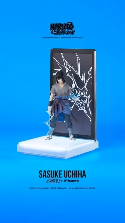 Naruto: Shippuden NEON Sasuke Uchiha Lighted Display Figure