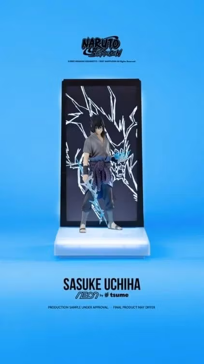 Naruto: Shippuden NEON Sasuke Uchiha Lighted Display Figure