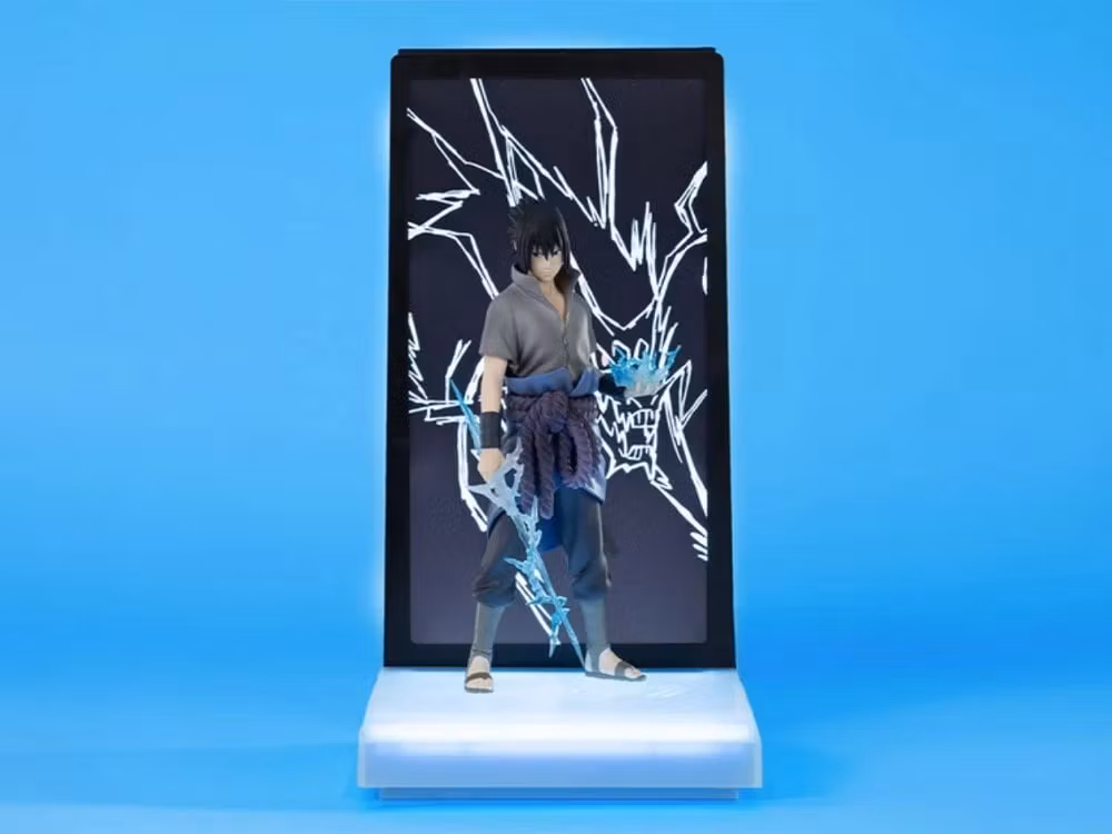 Naruto: Shippuden NEON Sasuke Uchiha Lighted Display Figure