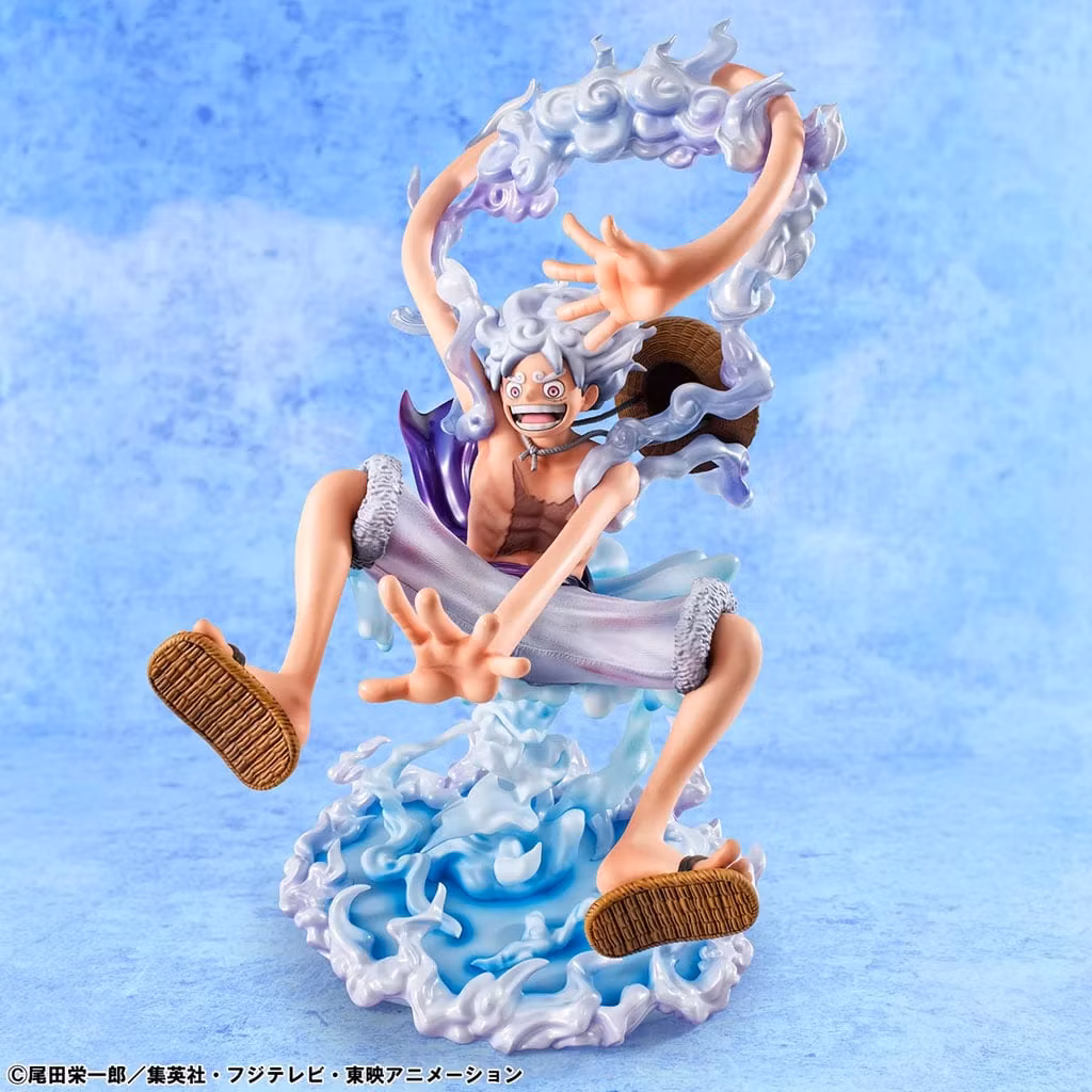One Piece Portrait of Pirates Evolutionary History Monkey D. Luffy (Gear 5) Figure