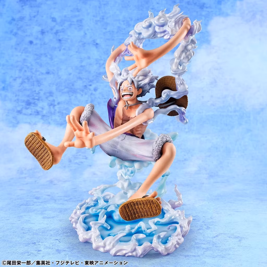 One Piece Portrait of Pirates Evolutionary History Monkey D. Luffy (Gear 5) Figure