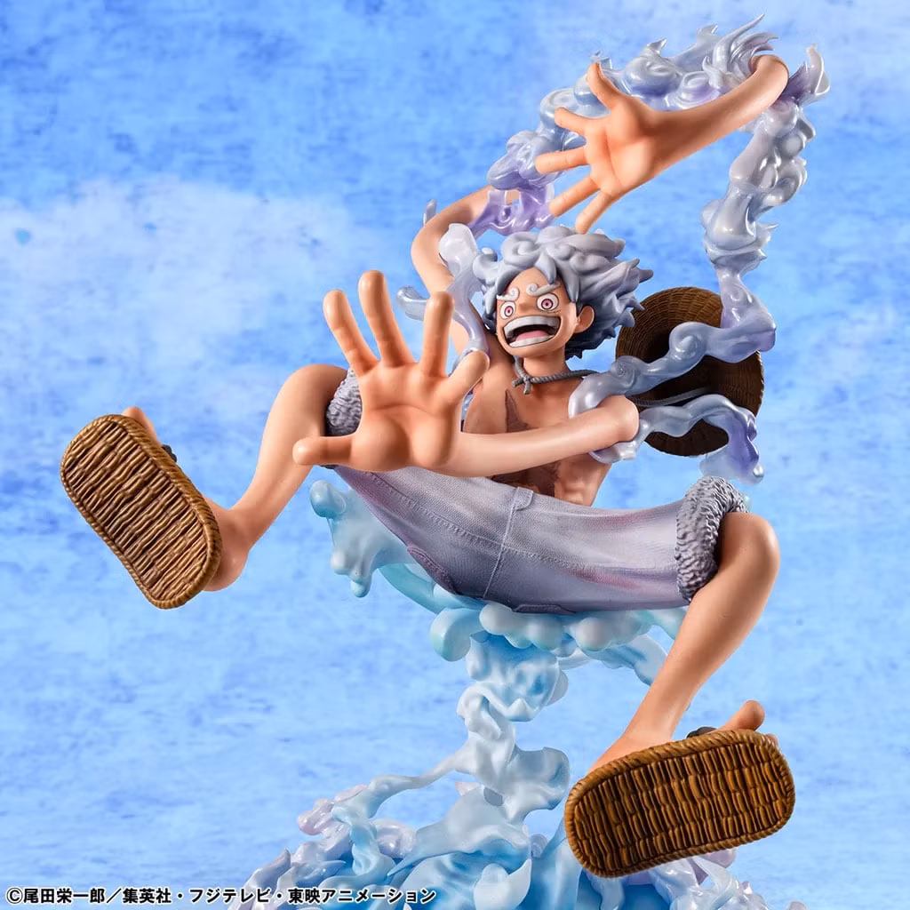 One Piece Portrait of Pirates Evolutionary History Monkey D. Luffy (Gear 5) Figure
