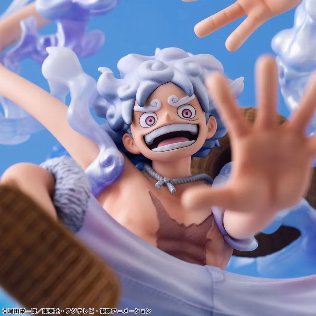 One Piece Portrait of Pirates Evolutionary History Monkey D. Luffy (Gear 5) Figure