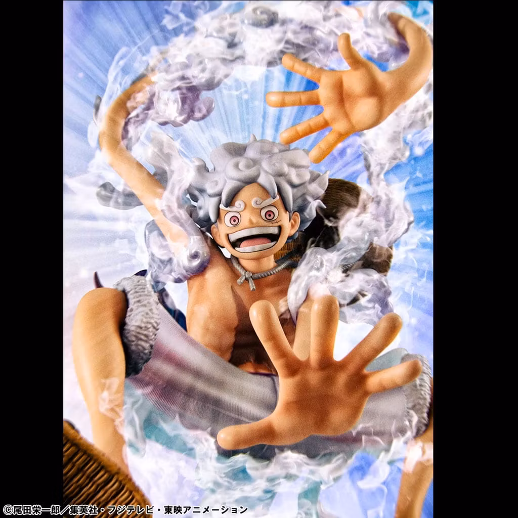 One Piece Portrait of Pirates Evolutionary History Monkey D. Luffy (Gear 5) Figure