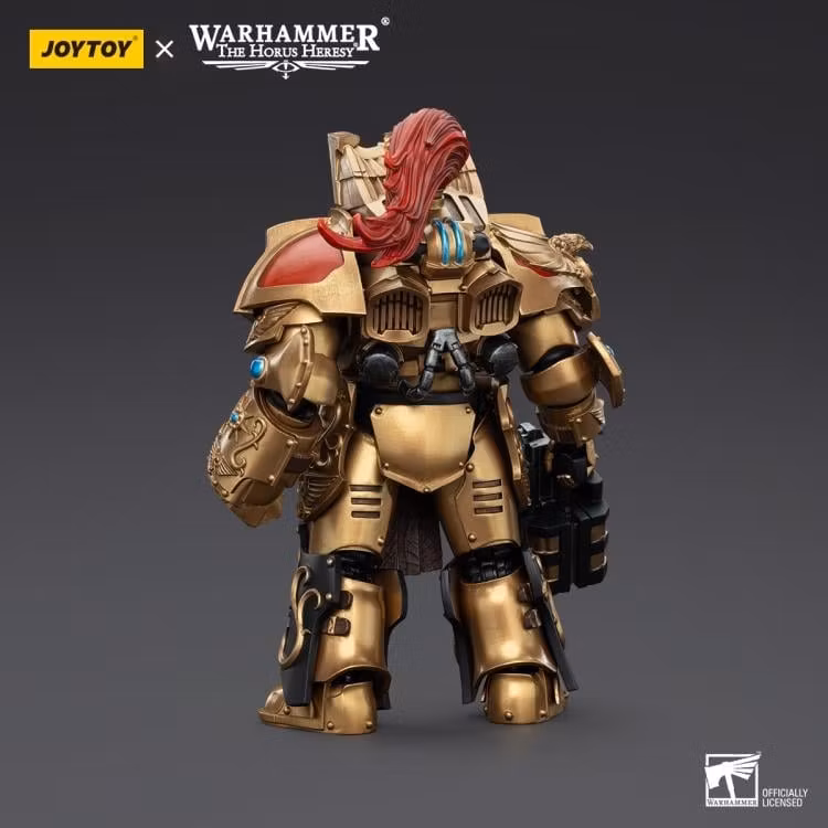 Warhammer: The Horus Heresy Legio Custodes Aquilon Terminator Squad Aquilon with Lastrum Storm Bolter 1/18 Scale Action Figure