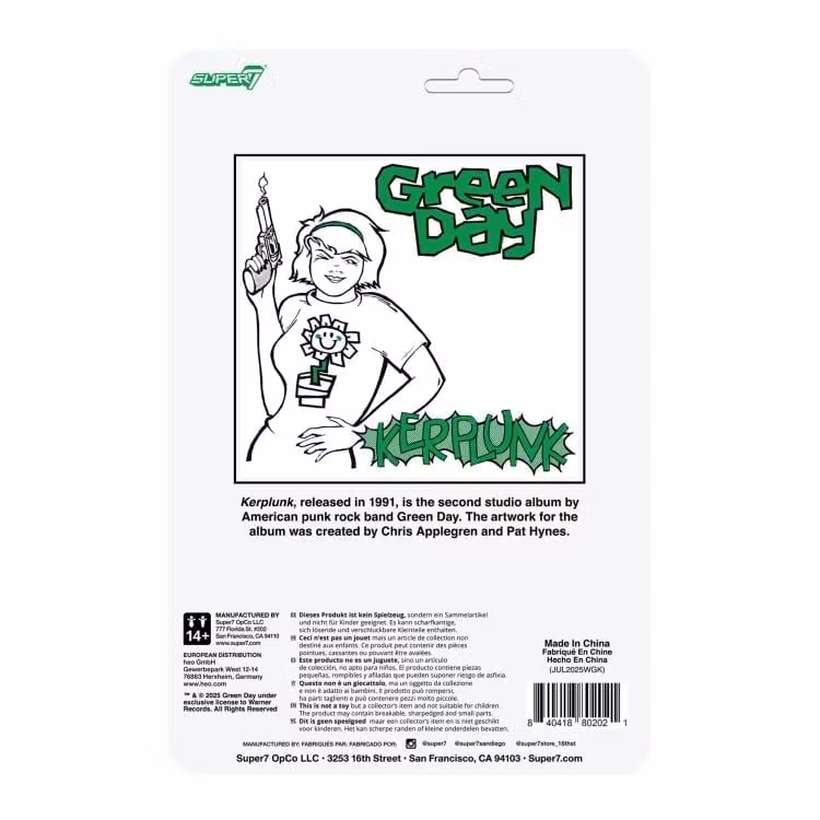 Green Day ReAction Kerplunk Girl Action Figure