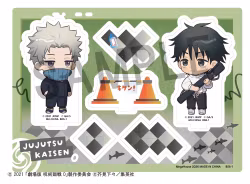 Jujutsu Kaisen Buddycolle Acrylic Stand 5th Anniversary B Toge Inumaki & Yuta Okkotsu (Jujutsu Kaisen 0)