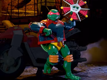 Teenage Mutant Ninja Turtles ULTIMATES! Raphael (Road Gear) (2003 Animated Series) Action Figure