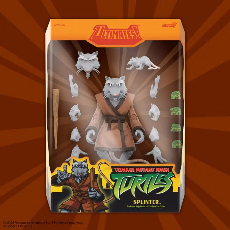 Teenage Mutant Ninja Turtles ULTIMATES! Splinter (2003 Animated Series) Action Figure