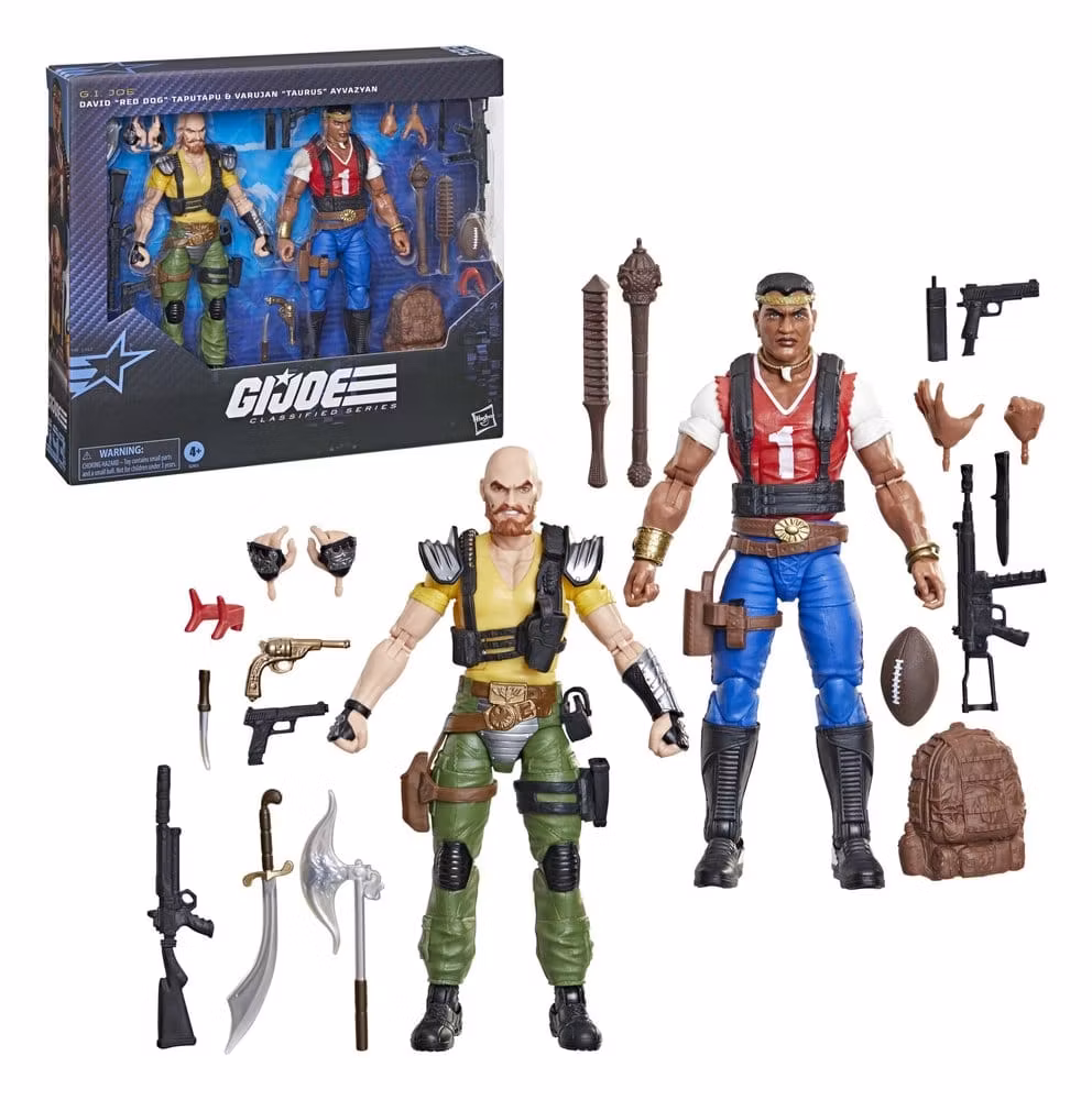 G.I. Joe Classified Series #193 David "Red Dog" Taputapu & Varujan "Taurus" Ayvazyan Action Figure Set