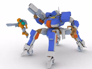 Wolf Fang: Kuuga 2001 Type 03 Karyu 1/35 Scale Model Kit