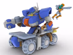 Wolf Fang: Kuuga 2001 Type 04 Shinryu 1/35 Scale Model Kit