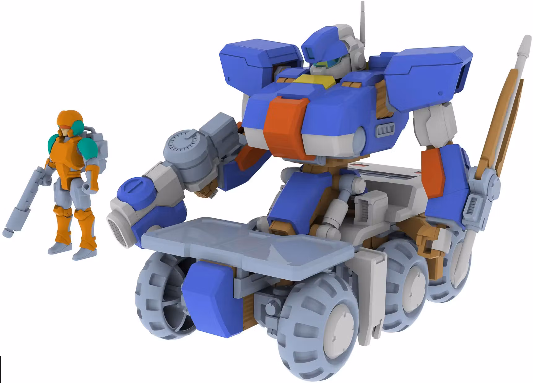 Wolf Fang: Kuuga 2001 Type 04 Shinryu 1/35 Scale Model Kit