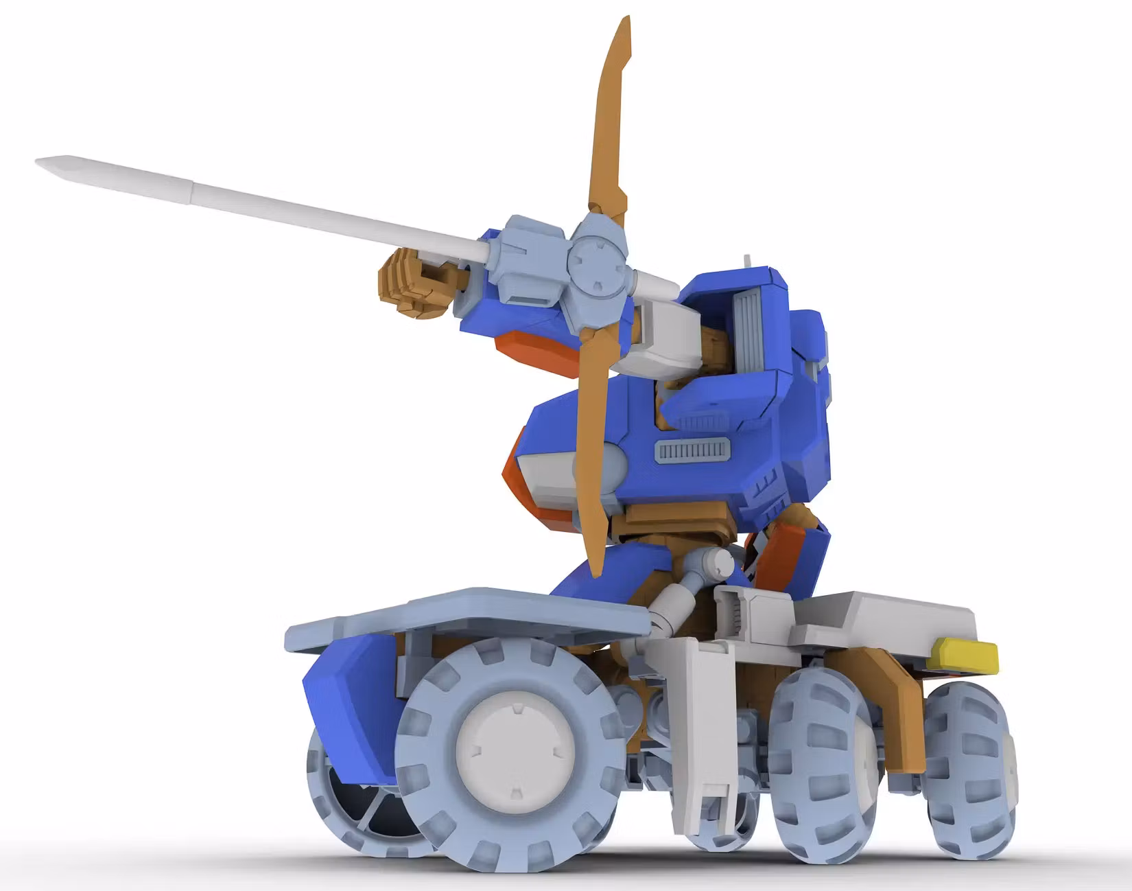 Wolf Fang: Kuuga 2001 Type 04 Shinryu 1/35 Scale Model Kit