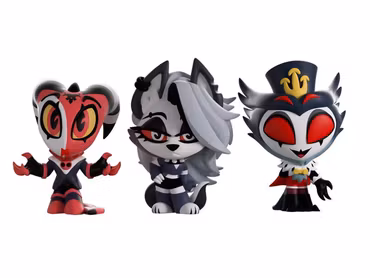 Helluva Boss Mini Tooz Mini Figures 3-Pack Blitzo, Loona & Stolas