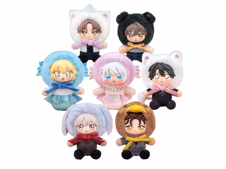 The Falling Merman Box of 6 Random Plush Figures