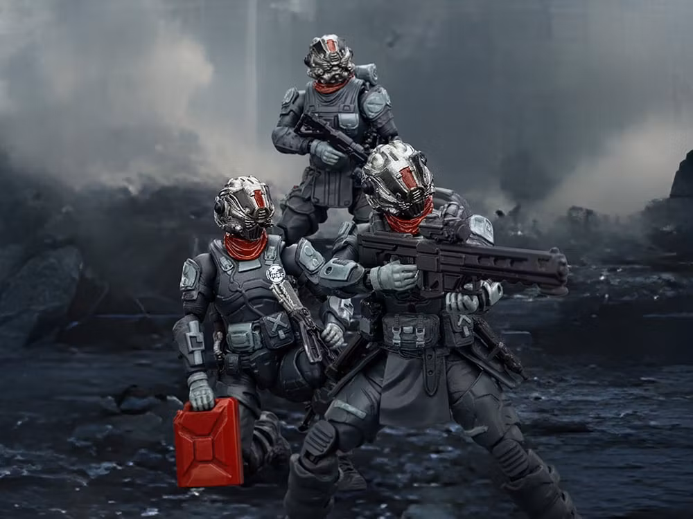 Dark Source UNSC Faceless Squad 1/25 Scale Action Figure Set