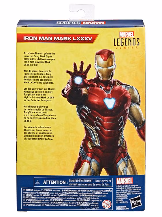 Avengers: Endgame Marvel Legends Iron Man Mark LXXXV Action Figure