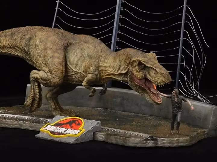 Jurassic Park Tyrannosaurus Rex 1/35 Scale Model Kit