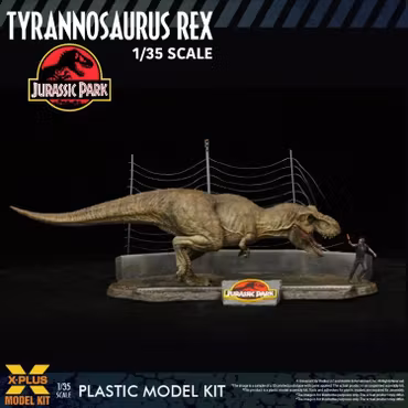 Jurassic Park Tyrannosaurus Rex 1/35 Scale Model Kit