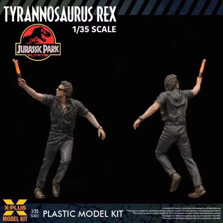 Jurassic Park Tyrannosaurus Rex 1/35 Scale Model Kit