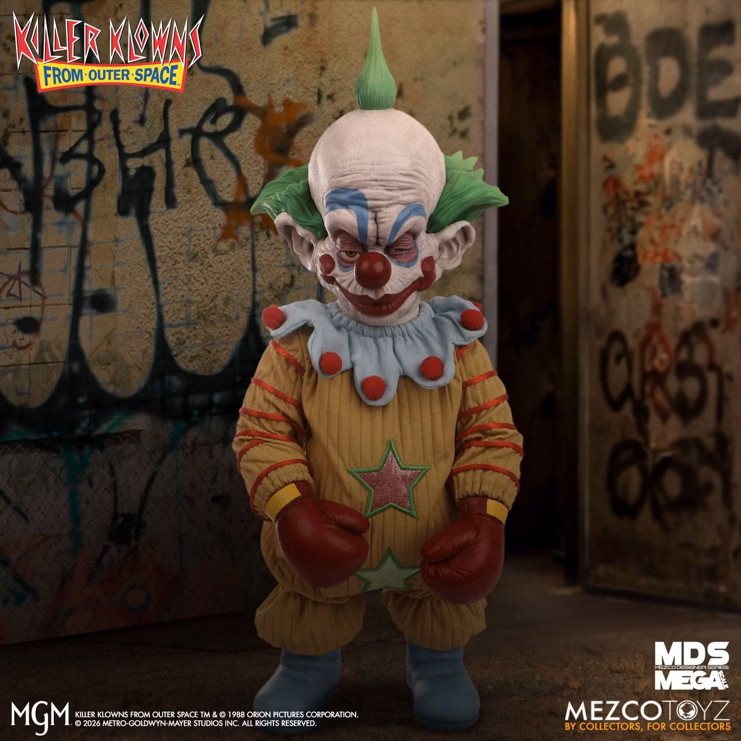 Killer Klowns from Outer Space Mezco Designer Series Mega Scale Shorty Doll