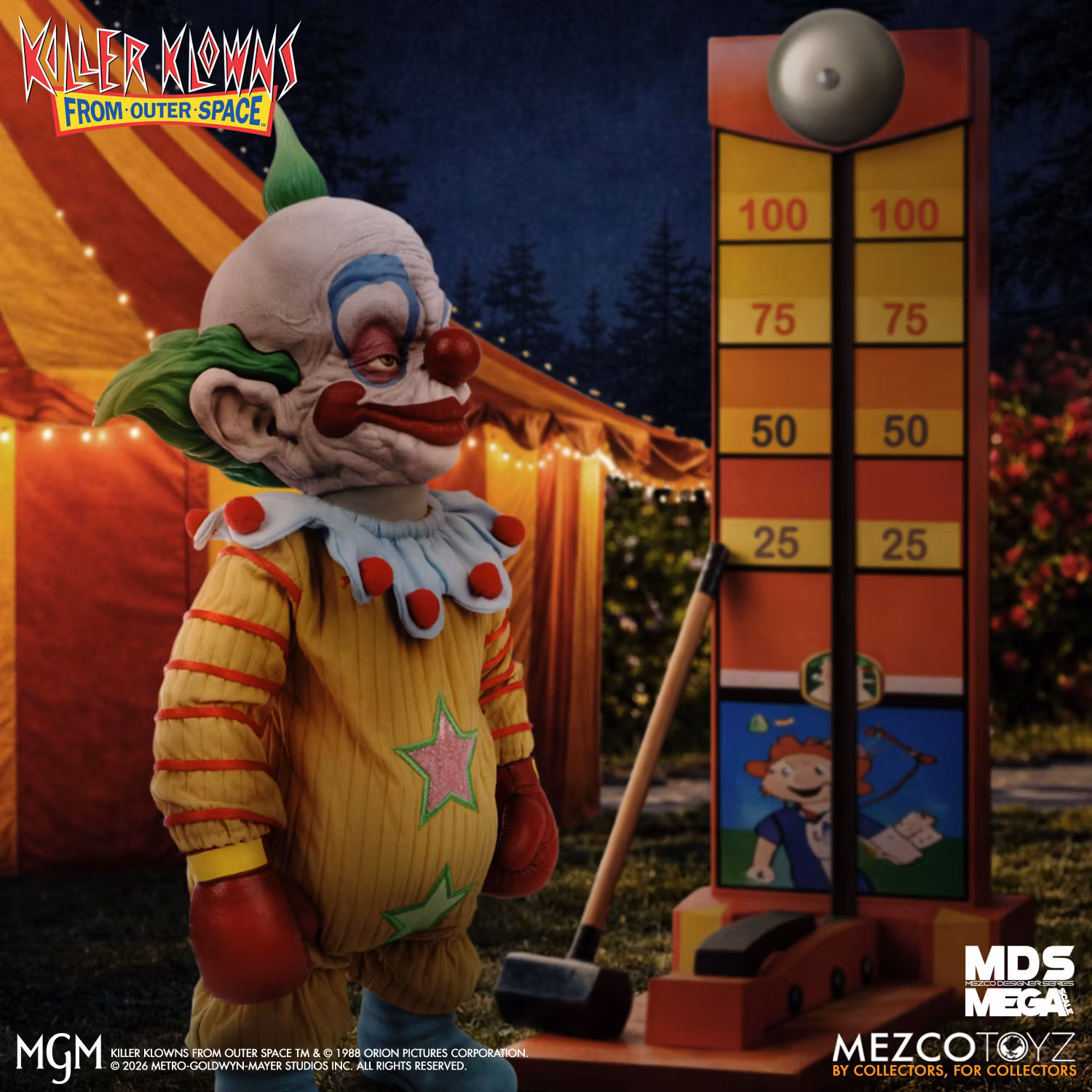 Killer Klowns from Outer Space Mezco Designer Series Mega Scale Shorty Doll