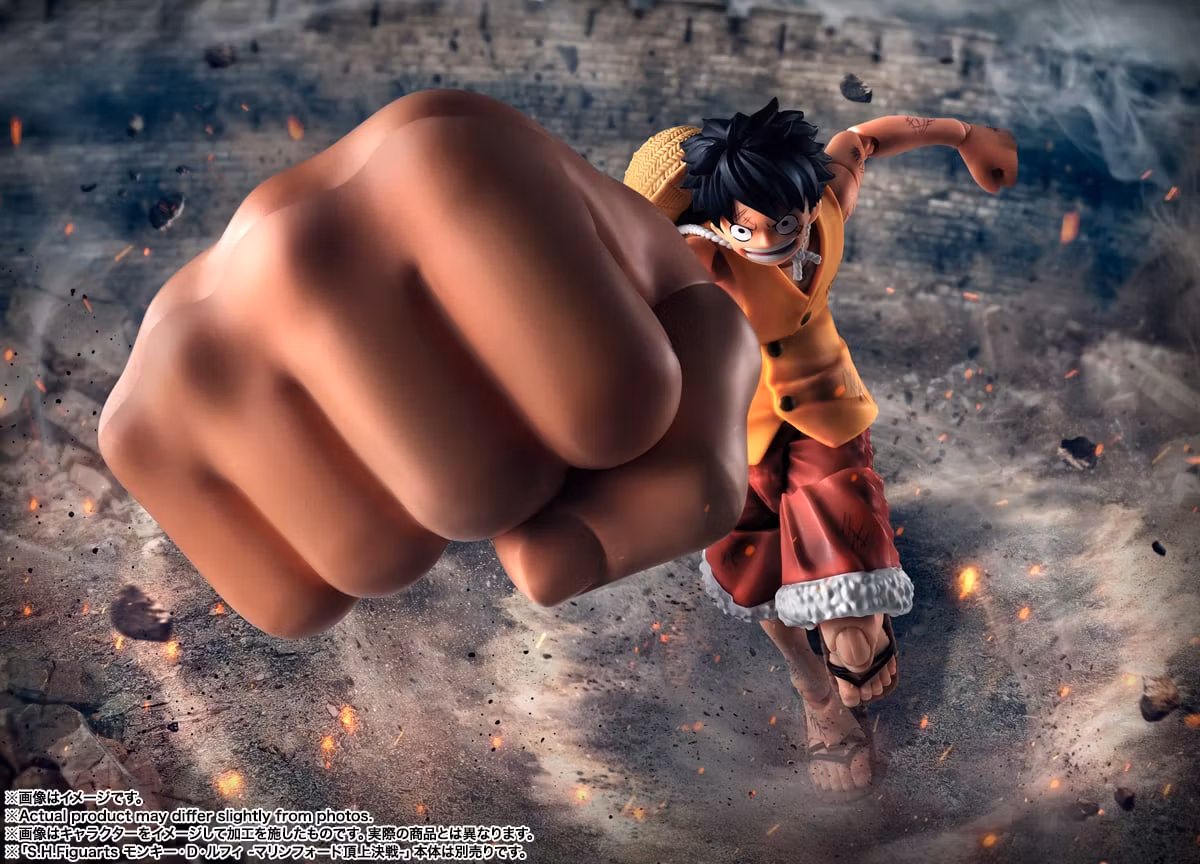One Piece S.H.Figuarts Monkey D. Luffy (Marineford) Gear 3 Option Parts Set