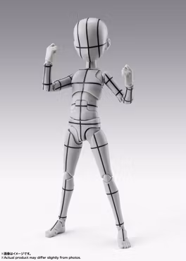 S.H.Figuarts Body-kun Ken Sugimori Edition (Wireframe Gray Color Ver.) Action Figure