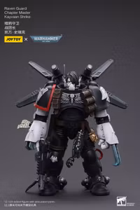 Warhammer 40K Raven Guard Chapter Master Kayvaan Shrike 1/18 Scale Action Figure