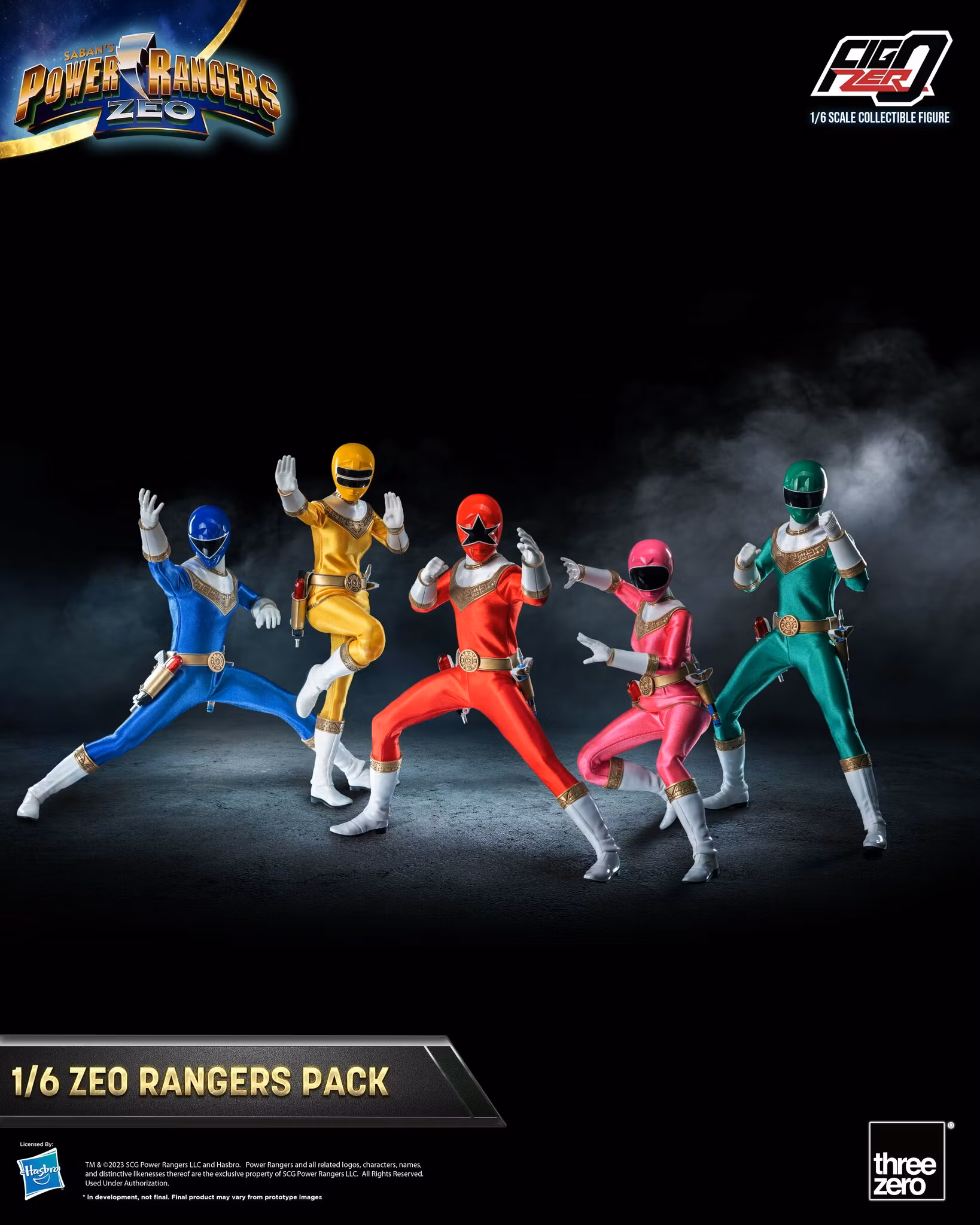 Power Rangers Zeo FigZero Zeo Rangers 1/6 Scale Figure 5-Pack