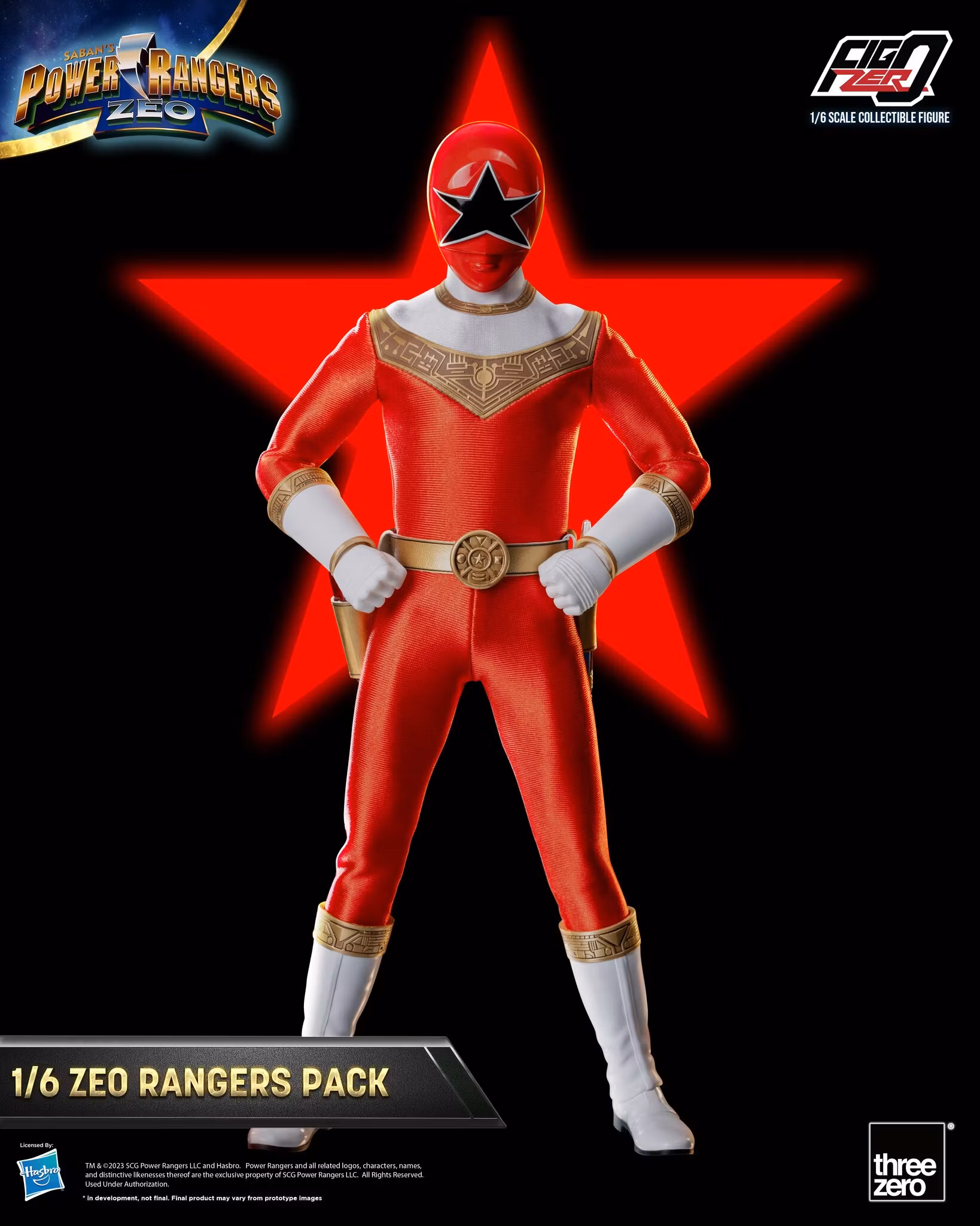 Power Rangers Zeo FigZero Zeo Rangers 1/6 Scale Figure 5-Pack