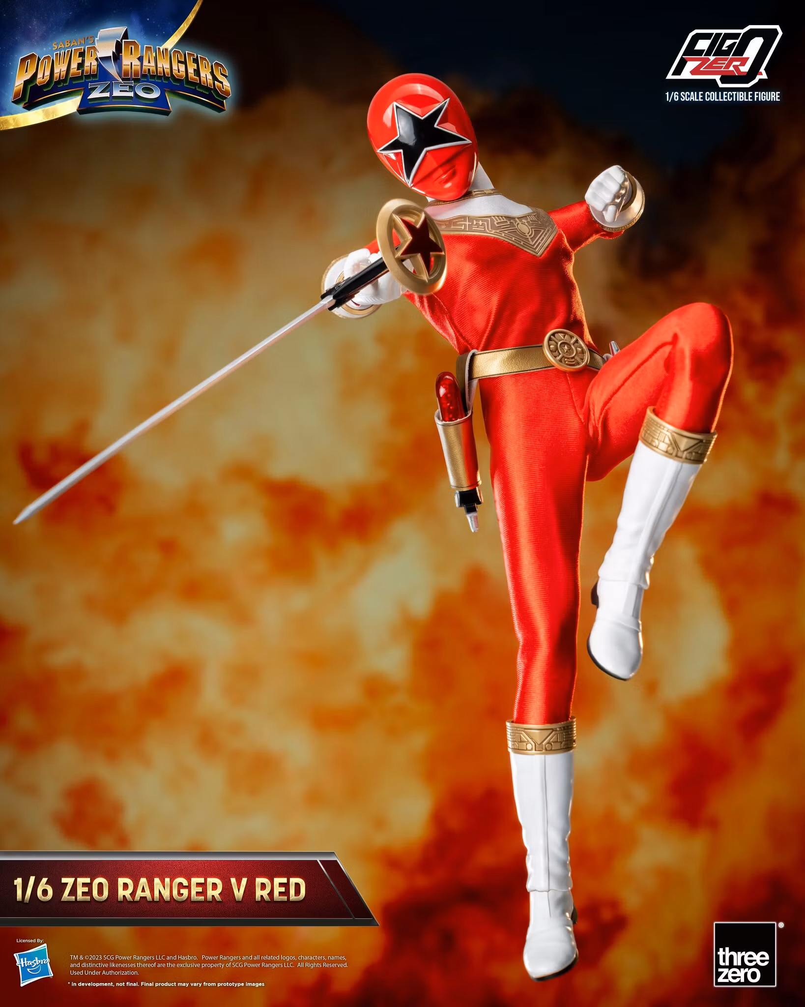 Power Rangers Zeo FigZero Zeo Rangers 1/6 Scale Figure 5-Pack