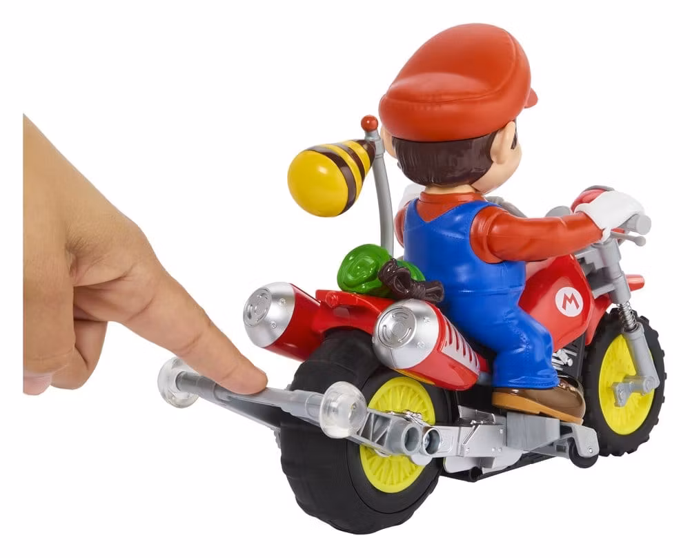 The Super Mario Galaxy Movie Hot Wheels RC Vehicle Mario Wheelie Motocross