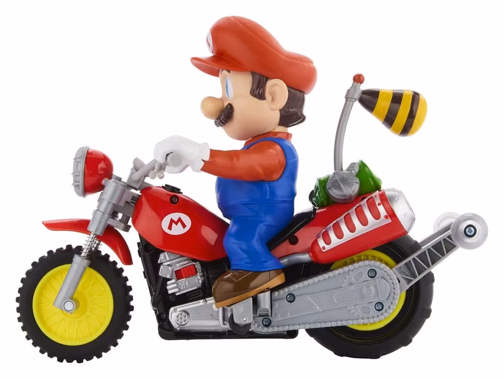 The Super Mario Galaxy Movie Hot Wheels RC Vehicle Mario Wheelie Motocross