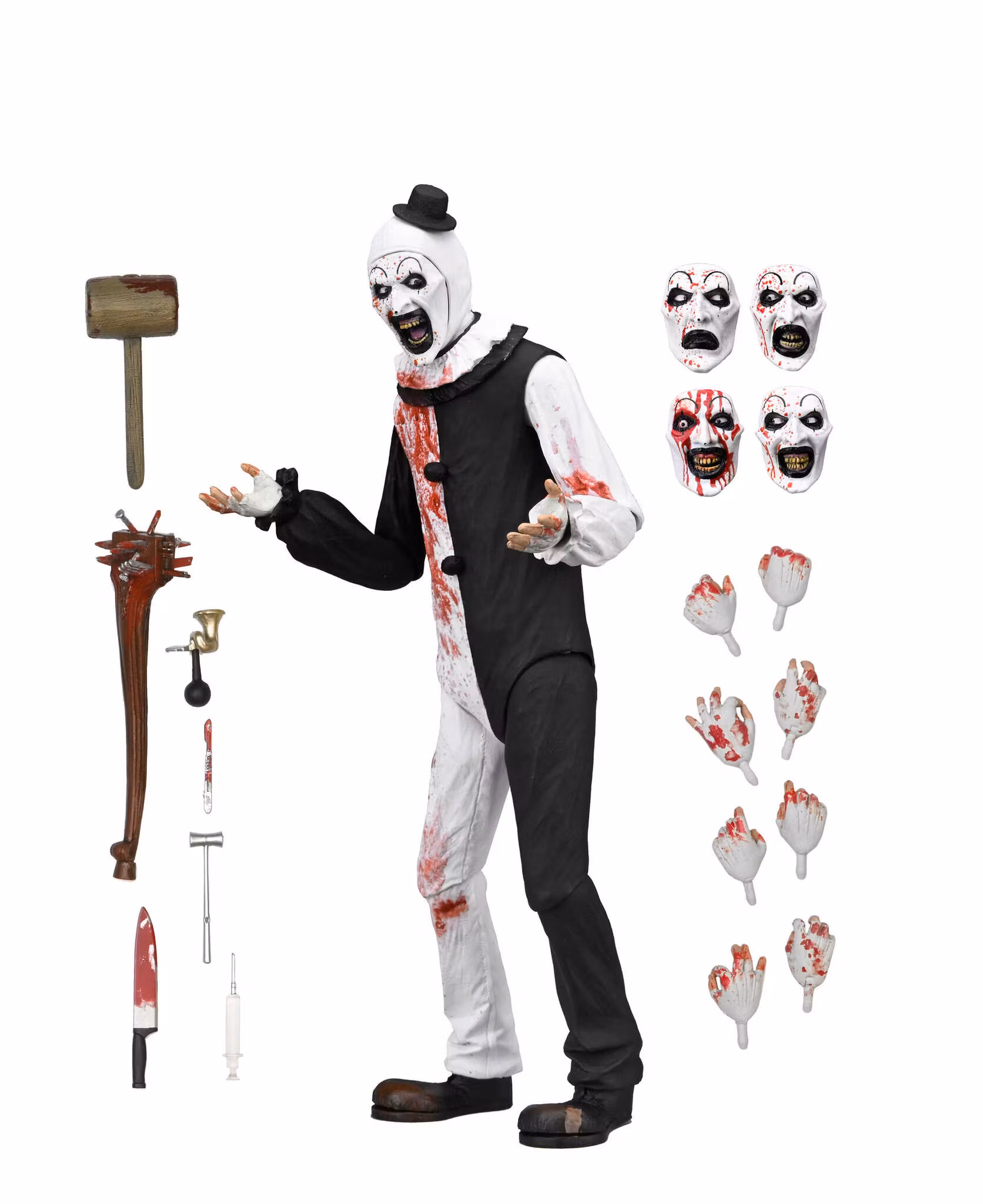 Terrifier 2 Ultimate Art the Clown (Blood Splattered) Action Figure