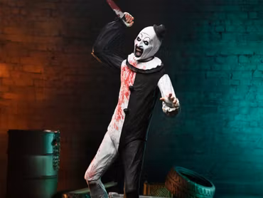 Terrifier 2 Ultimate Art the Clown (Blood Splattered) Action Figure