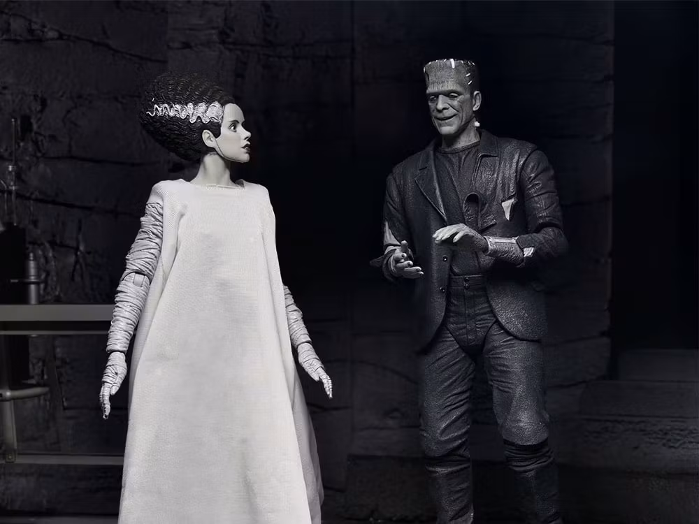 Universal Monsters The Bride of Frankenstein 90th Anniversary The Monster and His Mate Action Figure Two-Pack