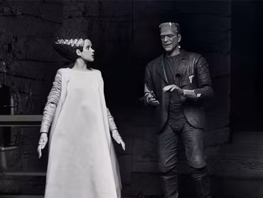 Universal Monsters The Bride of Frankenstein 90th Anniversary The Monster and His Mate Action Figure Two-Pack