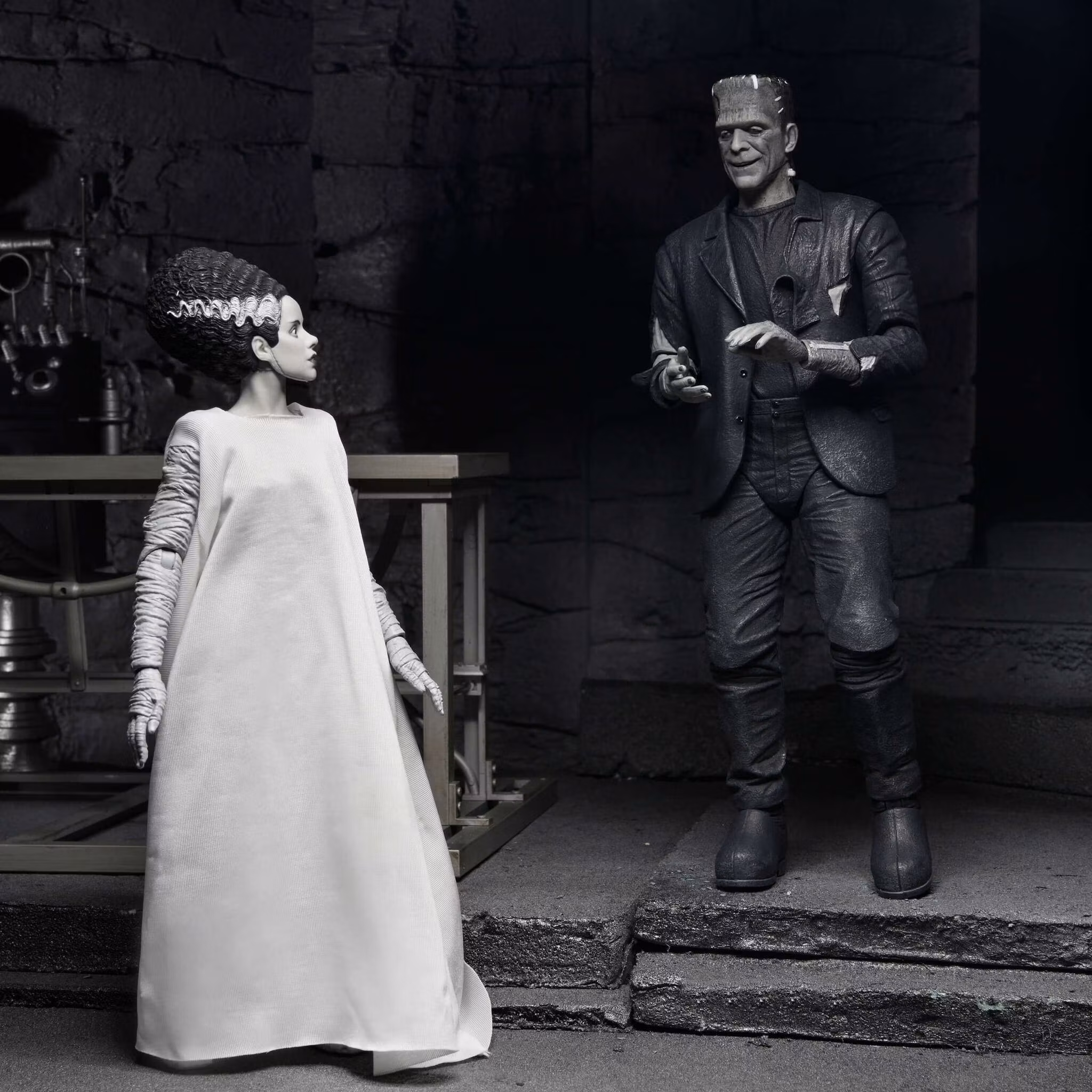 Universal Monsters The Bride of Frankenstein 90th Anniversary The Monster and His Mate Action Figure Two-Pack