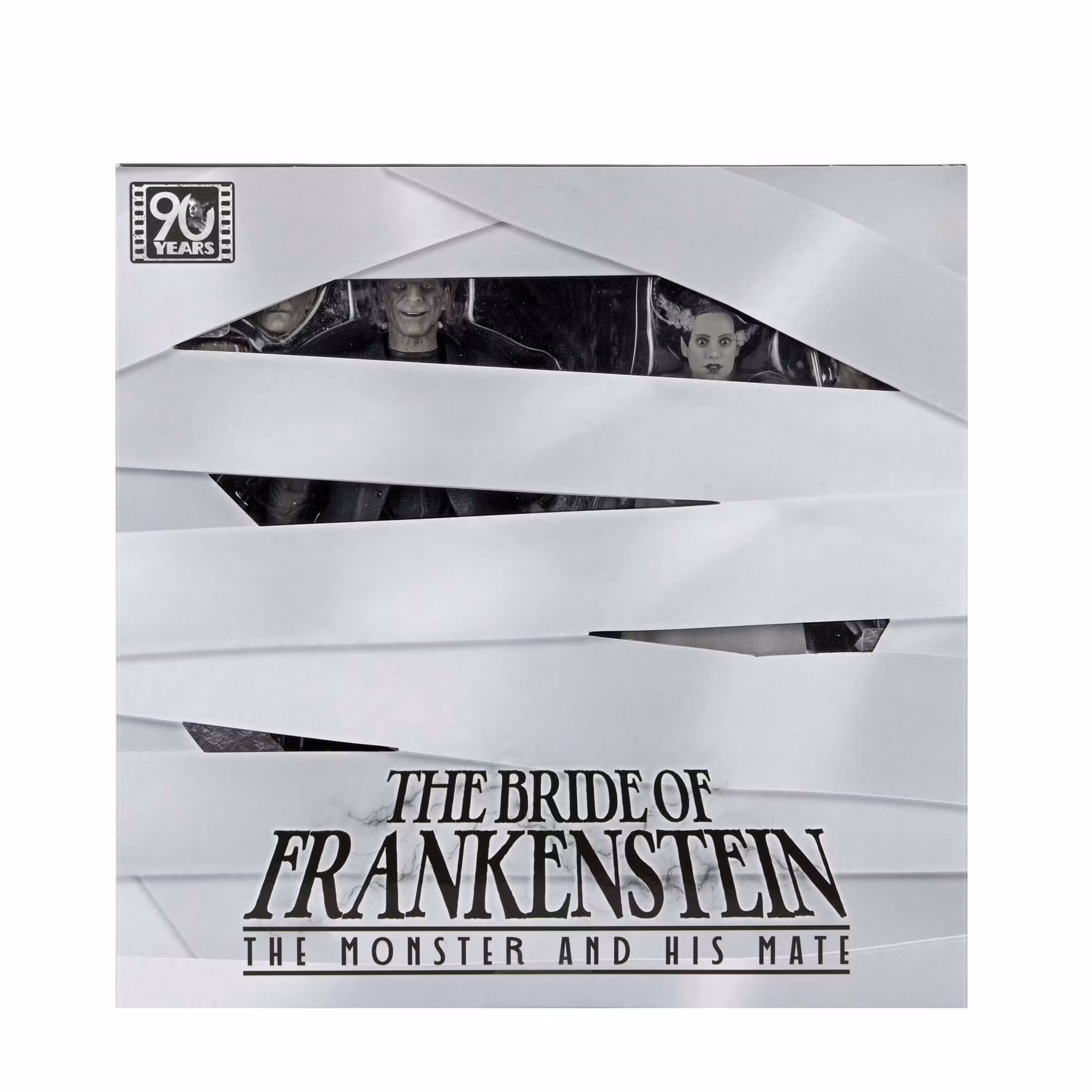 Universal Monsters The Bride of Frankenstein 90th Anniversary The Monster and His Mate Action Figure Two-Pack