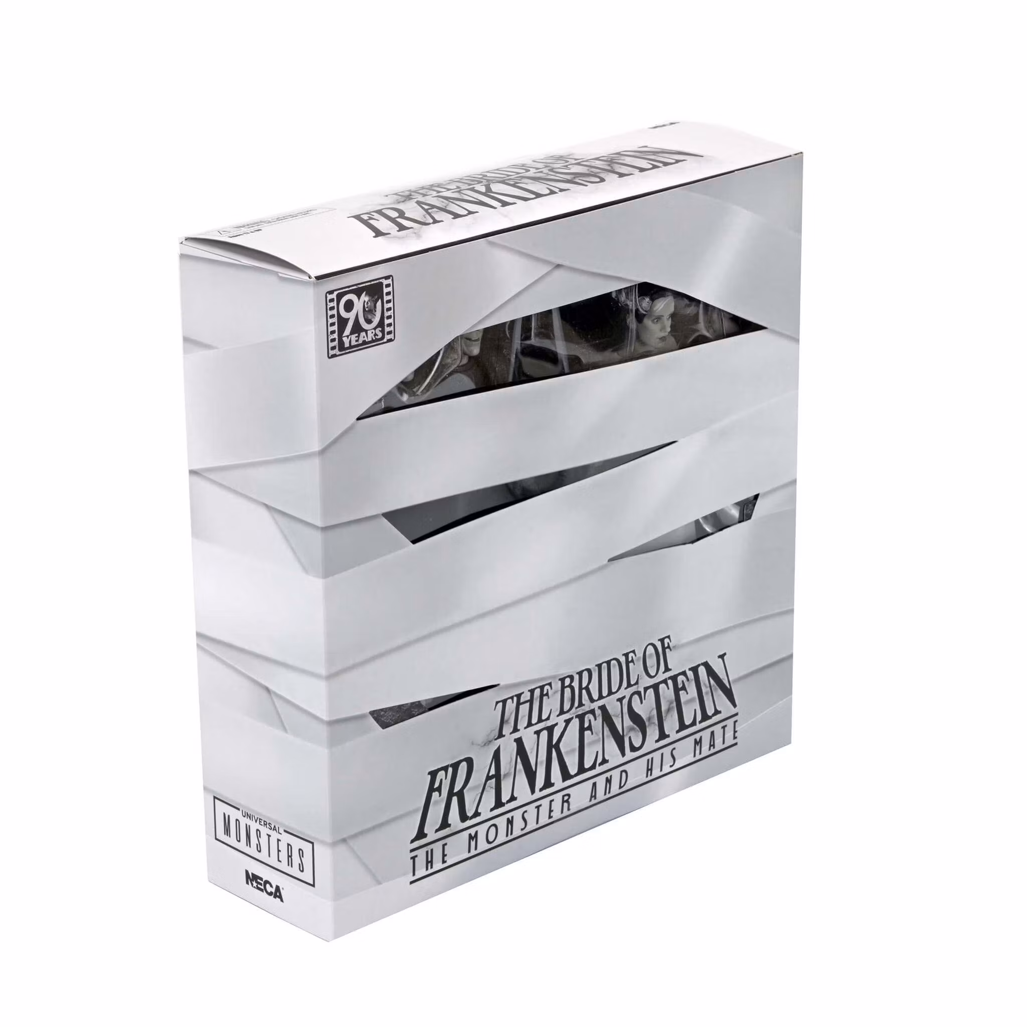 Universal Monsters The Bride of Frankenstein 90th Anniversary The Monster and His Mate Action Figure Two-Pack